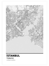 Şehir Haritası Kişiye Özel - Art Print